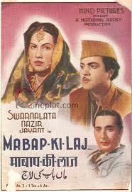 Maa Baap Ki Laaj, Swarnalata, Jayant, Nazir, Kusum Deshpande, Majid, Anwaribai, Gulab, 1946