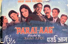 Parai Aag, Madhubala, Munawwar Sultana, Ulhas, W. M. Khan, Jilloobai, Khalil, 1948