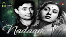 Nadaan, Dev Anand, Madhubala, Sunalini Devi, Madan Puri, Manmohan Krishna, Mubarak, Chaman Puri, 1951