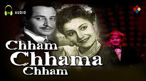 Chham Chhama Chham, Kishore Kumar, Rehana, Pran, Radhakrishan, Mohana, 1952