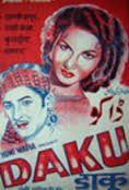 Daku, Shammi Kapoor, Shashikala, Kuldip Kaur, Prem Adib, Anwar Hussain, W. M. Khan, Babu Raje, Azurie, Sheikh, 1955