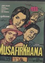 Musafirkhana, Karan Dewan, Shyama, Johnny Walker, Jayant, Kumkum, Gope, Om Prakash, Shammi, 1955