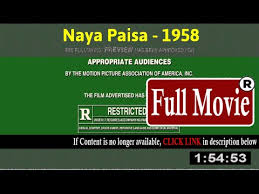 Naya Paisa, Johnny Walker, Chand Usmani, Krishna Kumari, Tun Tun, Manohar Deepak, Kanchanmala, Mumtaz Ali, Shammi, 1958