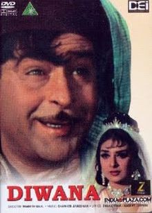 Diwana, Raj Kapoor,Saira Banu, 1967