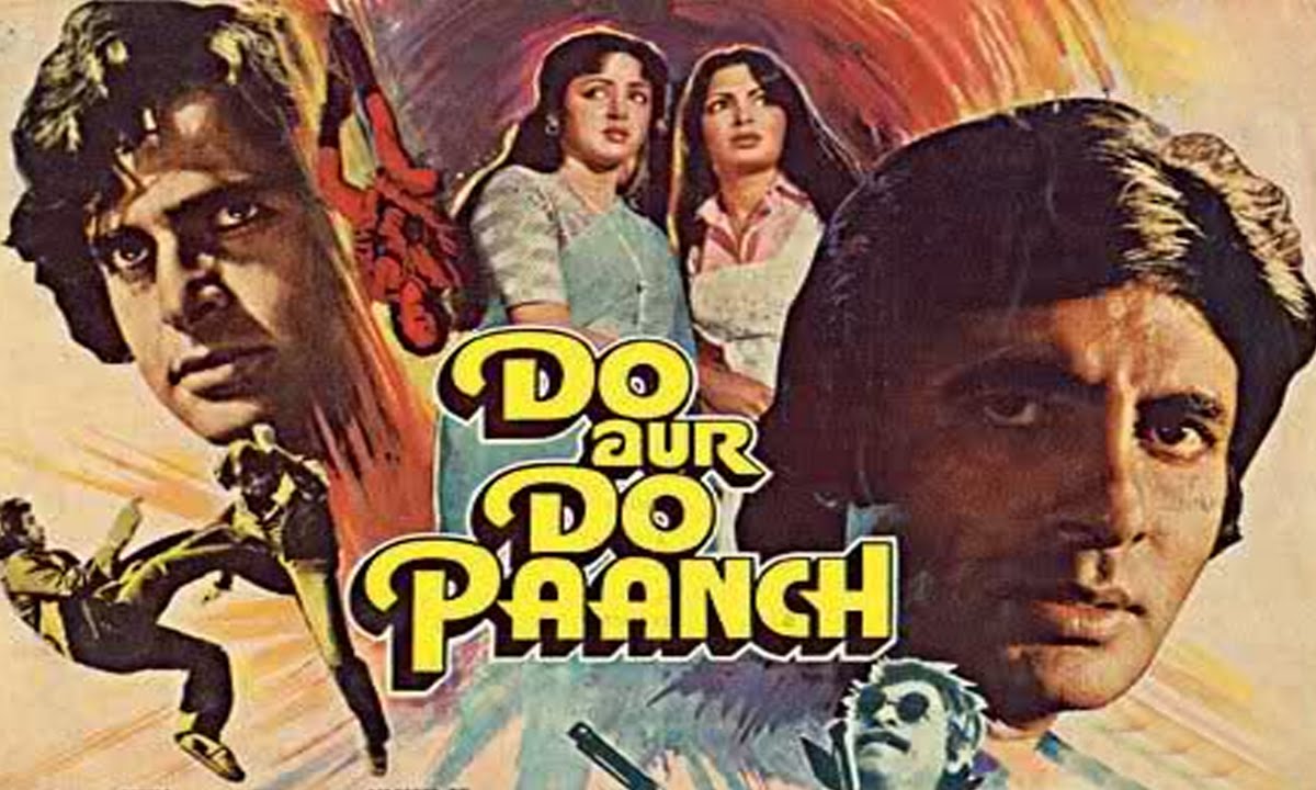 Do Aur Do Paanch, Shashi Kapoor, Amitabh Bachchan, Hema Malini, Parveen Babi, 1980