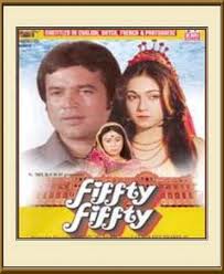 Fiffty Fiffty, Rajesh Khanna, Tina Munim, Kader Khan, 1981