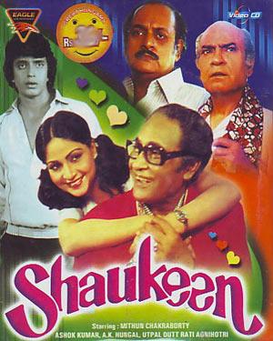 Shaukeen, Ashok Kumar, A.K. Hangal, Utpal Dutt, Mithun Chrwaborty, Rati Agnihotri, 1982