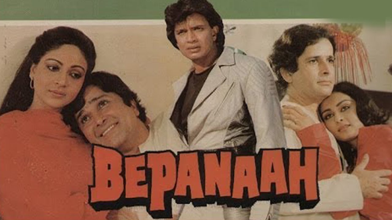 Bepanaah, Shashi Kapoor, Mithun Chakraborty, Poonam Dhillon, 1985