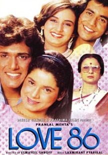 Love 86, Govinda, Rohan Kapoor, Farah, Neelam Kothari, Tanuja, Asrani, Shafi Inamdar, 1986