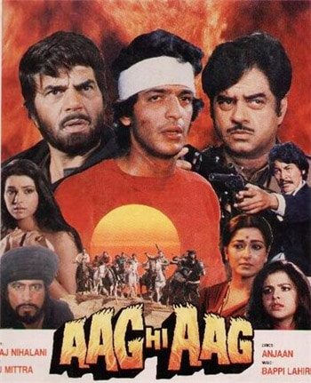 Aag Hi Aag, Dharmendra, Shatrughan Sinha, Moushumi Chatterjee, Neelam, 1987