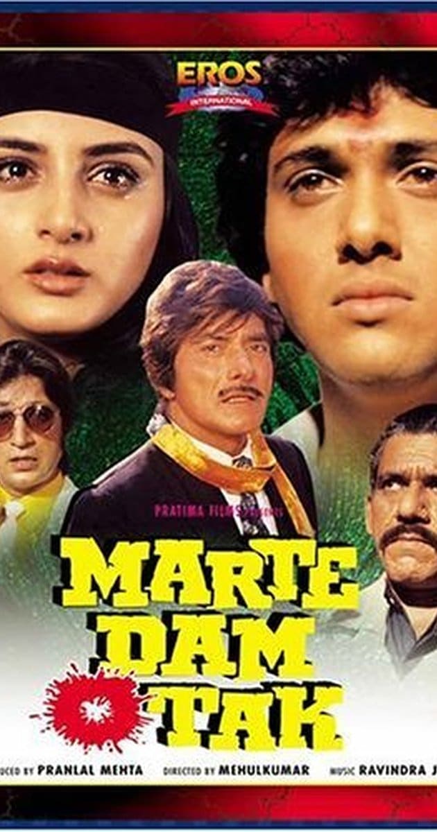 Marte Dam Tak, Raaj Kumar, Govinda, Farha Naaz, 1987