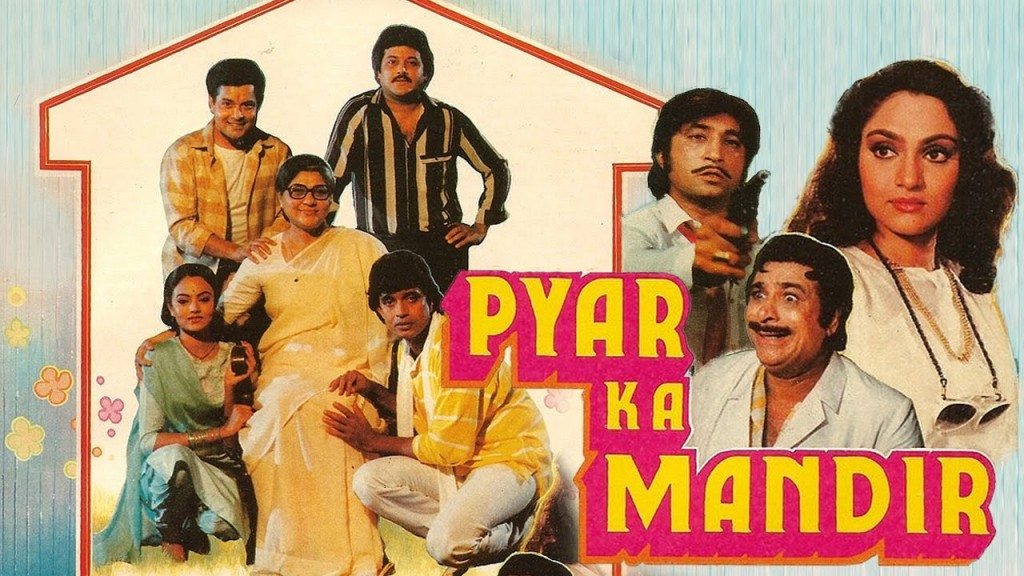 Pyar Ka Mandir, Mithun Chakraborty, Madhavi, Bharat Bhushan, 1988