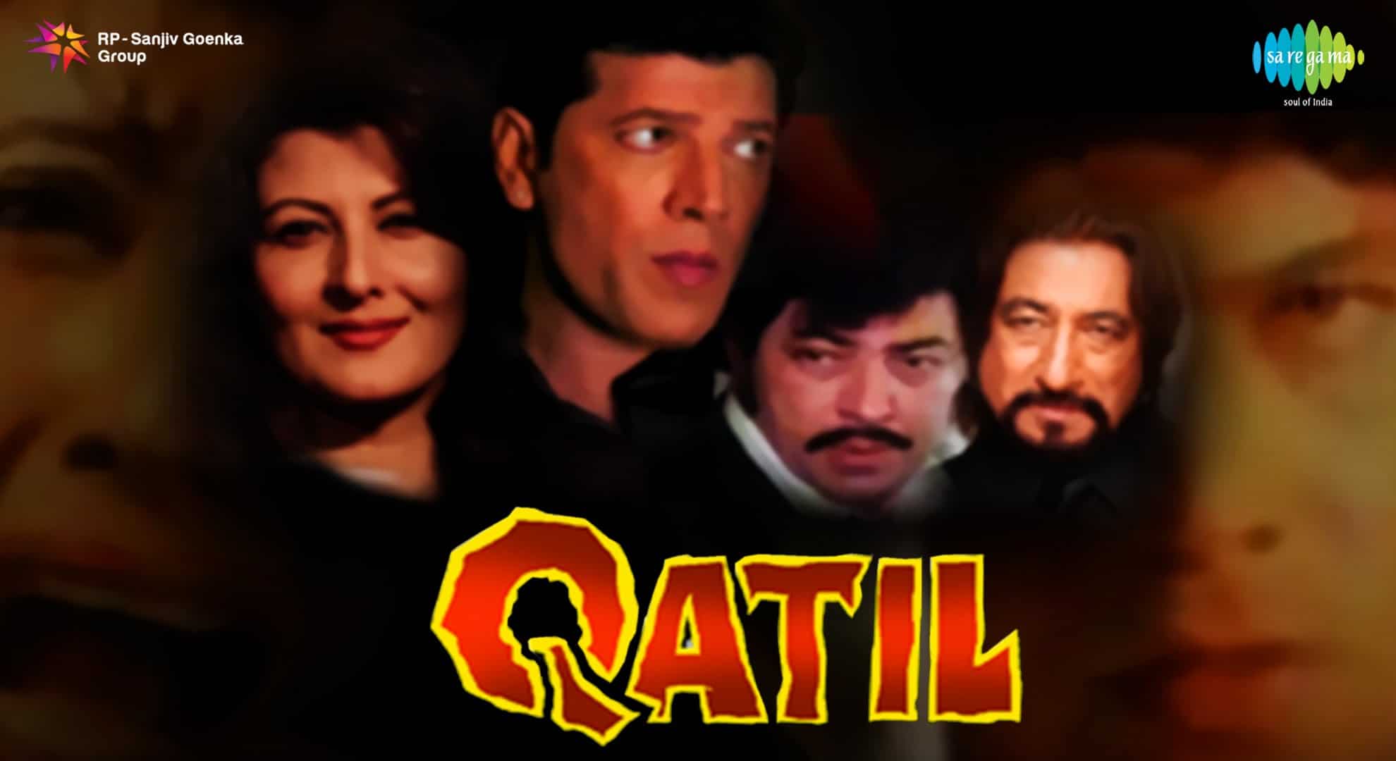 Qatil, Aditya Pancholi, Sangeeta Bijlani, Shakti Kapoor, 1988