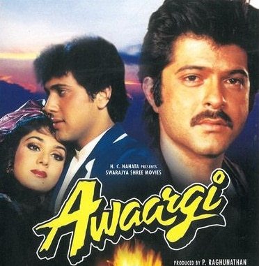 Awaargi, Anil Kapoor, Govinda, Paresh Rawal, Meenakshi Sheshadri, 1990