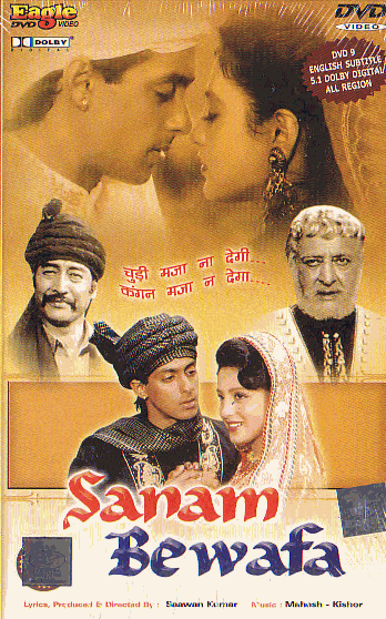 Sanam Bewafa, Salman Khan, Chandni, Kanchan, Pran, Danny Denzongpa, 1991