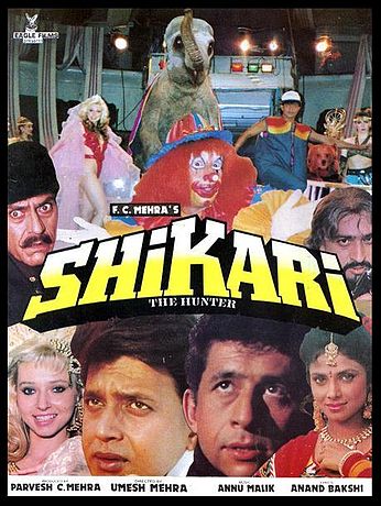 Shikari: The Hunter, Mithun Chakraborty, Naseeruddin Shah, Irina Kushnareva, Varsha Usgaonkar, 1991