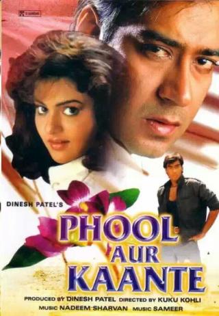 Phool Aur Kaante, Ajay Devgan, Madhoo, Aruna Irani, Jagdeep, Amrish Puri, 1991