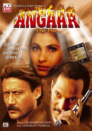Angaar, Jackie Shroff, Dimple Kapadia, Om Puri, 1992