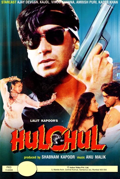 Hulchul, Vinod Khanna, Ajay Devgan, Kajol, Amrish Puri, 1995
