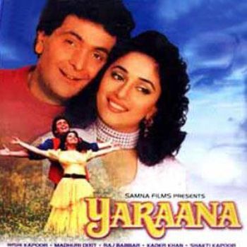 Yaraana, Rishi Kapoor, Madhuri Dixit, Raj Babbar, Kader Khan, Shakti Kapoor, 1995