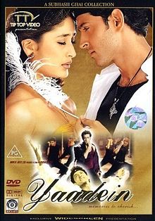 Yaadein, Hrithik Roshan, Kareena Kapoor, Jackie Shroff, Amrish Puri, 2001