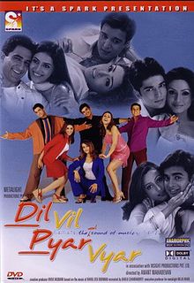 Dil Vil Pyar Vyar, Jimmy Shergill, Sanjay Suri, Namrata Shirodkar, Madhavan, Sonali Kulkarni, Hrishita Bhatt, 2002