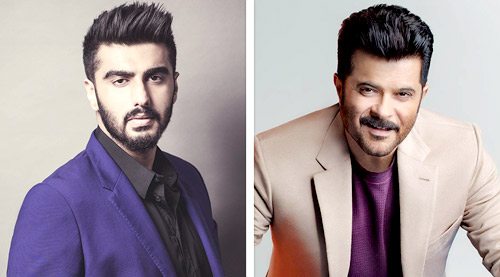 Arjun Kapoor and Anil Kapoor in Anees Bazmees Mubaraka, , 2016