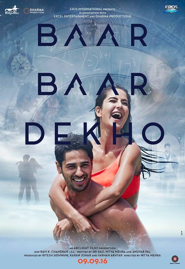 Baar Baar Dekho, Sidharth Malhotra, Katrina Kaif, Ram Kapoor, Annu Kapoor, 2016
