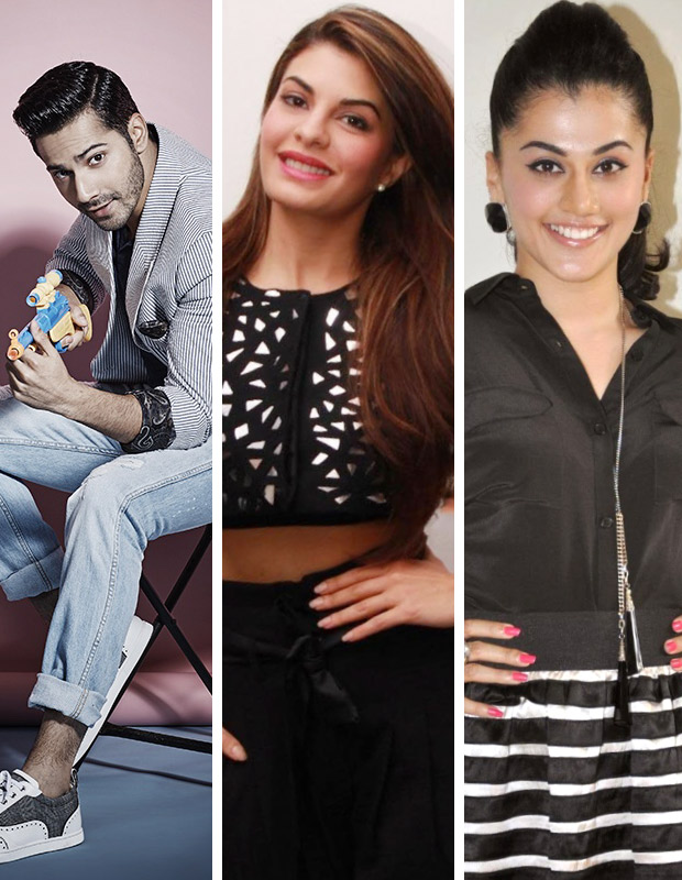 CONFIRMED: Varun Dhawan to romance Jacqueline Fernandez and Taapsee Pannu in Judwaa 2, , 2016