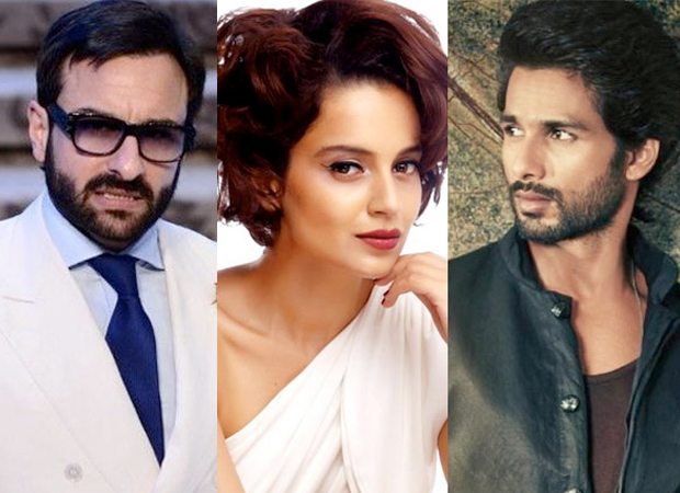 Trailer of Saif Ali Khan Shahid Kapoor Kangna Ranaut starrer Rangoon to release on January 7, , 2016
