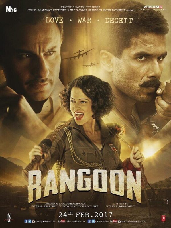 Vishal Bhardwaj's 'RANGOON' (2017) Trailer Is A Disjointed Mess