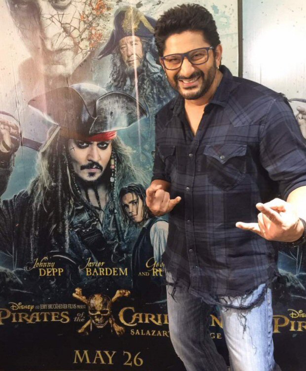 OMG! Arshad Warsi dubs for Johnny Depp in Hindi version of Pirates of the Caribbean: Salazar’s Revenge, , 2017