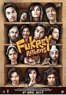 Fukrey Returns, Pulkit Samrat, Priya Anand, Varun Sharma, Ali Fazal, Manjot Singh, Richa Chadda, Vishakha Singh, Sayani Gupta, Pankaj Tripathi, Rajpal Yadav, 2017