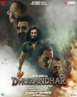 Dhurandhar, Ranveer Singh, Sanjay Dutt, Akshaye Khanna, Arjun Rampal, R. Madhavan, Sara Arjun, 2025
