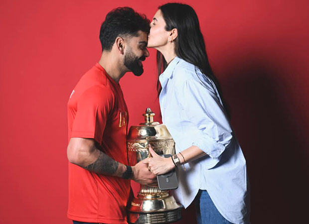 Anushka Sharma kisses Virat Kohli on the forehead as RCB clinch second consecutive IPL title, , 2026