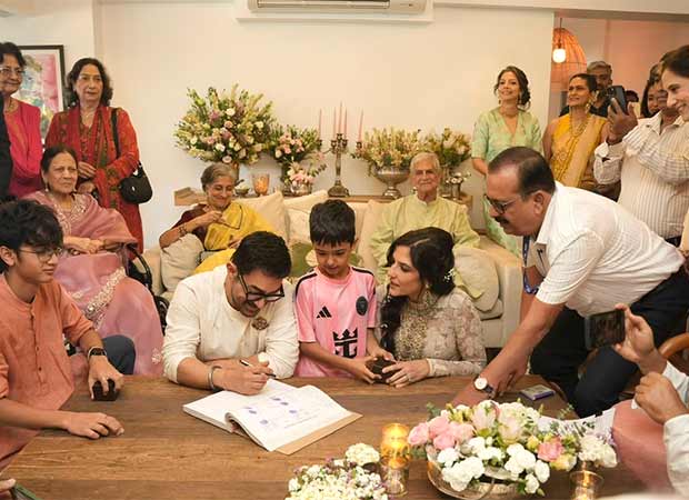 Inside Aamir Khan and Gauri Spratt’s wedding: FIRST photo shows actor signing marriage registry, , 2026
