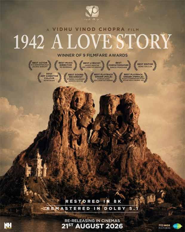 Vidhu Vinod Chopra   s 1942: A Love Story to re-release on August 21 in restored 8K resolution, , 2026
