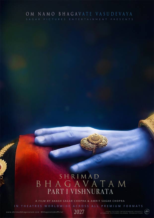 Sagar Pictures Entertainment unveils first teaser poster of Shrimad Bhagavatam Part I: titled Vishnurata, , 2026